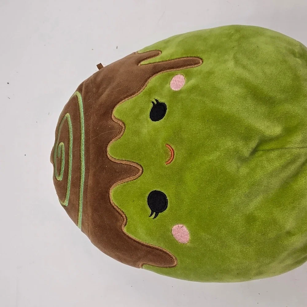 Squishmallows Kellytoy 10 Inch Matcha Roll Green Brown Dessert Plush Toy